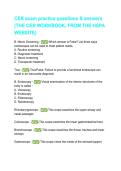 CER Exam Practice Questions & Answers &vert; HSPA CER Workbook&comma; Exam Review & Complete Solutions