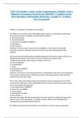 CMN 554 Module 1 Study Guide Comprehensive Multiple-Choice Objective Assessment Actual Exam 2026&sol;2027 &vert; Complete Exam-Style Questions with Detailed Rationales &vert; Graded A&plus; Verified &ndash; Pass Guaranteed