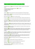 BSC 2085 Exam 2 Yung Su FSU &vert; BSC2085 Exam 2 Review&comma; Study Guide & Practice Questions