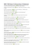 BSC 108 Exam 2 University of Alabama &vert; BSC 108 Exam Review&comma; Study Guide & Practice Questions