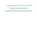 Differential Diagnosis Exam 1 2026&sol;2027 QUESTIONS&NewLine;AND WELL-DETAILED&comma; CORRECT&NewLine;ANSWERS&sol;GUARANTEED PASS&excl;&excl;LATEST UPDATE&excl;&excl;