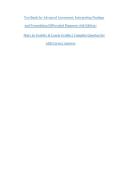 Test Bank for Advanced Assessment&colon; Interpreting Findings&NewLine;and Formulating Differential Diagnoses &lpar;6th Edition&rpar;&NewLine;Mary Jo Goolsby & Laurie Grubbs &vert; Complete Question Set&NewLine;with Correct Answers