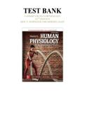 Test Bank for Vander's Human Physiology 16th Edition by Eric Widmaier&semi; Hershel Raff&semi; Kevin Strang