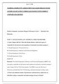  &NewLine;FLORIDA COMMUNITY ASSOCIATION MANAGER PRELICENSURE &NewLine;COURSE EXAM LATEST VERSION QUESTIONS WITH CORRECT &NewLine;ANSWERS 2026 EDITION  