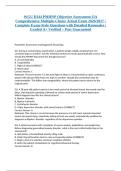 WGU D344 PMHNP Objective Assessment OA Comprehensive Multiple-Choice Actual Exam 2026&sol;2027 &vert; Complete Exam-Style Questions with Detailed Rationales &vert; Graded A&plus; Verified &ndash; Pass Guaranteed