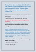Montana Notary Exam Actual Exam 2026 &vert;&vert; Most Recent &NewLine;Exam 2026&vert;2027 Actual Complete Real Exam Questions &NewLine;And Correct Answers &lpar;Verified Answers&rpar; Already &NewLine;Graded A&plus; &vert; Guaranteed Success&excl; Newest Exam &vert;                 &NewLine;Just Released&excl;&excl;   