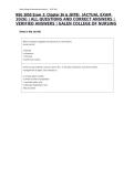 &NewLine;NSG 3850 Exam 3&colon; Chapter 36 & 38&lpar;TB&rpar; &nbsp;&lpar;ACTUAL EXAM 2026&rpar; &vert; ALL QUESTIONS AND CORRECT ANSWERS &vert; VERIFIED ANSWERS &vert; GALEN COLLEGE OF NURSING&NewLine;