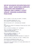 NR 507 ADVANCED PATHOPHYSIOLOGY FINAL - EDAPT QUESTIONS COMPLETE QUESTIONS AND ANSWERS A&plus; VERIFIED 100&percnt; CORRECT LATEST UPDATE  2025&sol;2026 GUARANTEED PASS EXAM