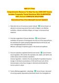 NUR 211 Final  &NewLine;Comprehensive Resource To Help You Ace 2026-2027 Exams &NewLine;Includes Frequently Tested Questions With ELABORATED &NewLine;100&percnt; Correct COMPLETE SOLUTIONS &NewLine;Guaranteed Pass First Attempt&excl;&excl; Current Update&excl;&excl; &NewLine;