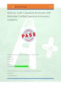 MCB 250  Exam 1 Questions & Answers with &NewLine;Rationales &vert; Verified Questions & Answers &vert; &NewLine;Graded A&plus; &NewLine; 