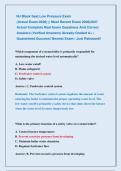 NJ Black Seal Low Pressure Exam  &NewLine;&lpar;Actual Exam 2026&rpar; &vert;&vert; Most Recent Exam 2026&vert;2027 &NewLine;Actual Complete Real Exam Questions And Correct &NewLine;Answers &lpar;Verified Answers&rpar; Already Graded A&plus; &vert; &NewLine;Guaranteed Success&excl; Newest Exam &vert; Just Released&excl;&excl;