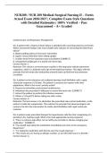 NUR209 &sol; NUR 209 Medical-Surgical Nursing II &ndash; Fortis Actual Exam 2026&sol;2027 &vert; Complete Exam-Style Questions with Detailed Rationales &vert; 100&percnt; Verified &ndash; Pass Guaranteed &ndash; A&plus; Graded