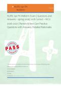 NURS 190 PA Midterm Exam &vert; Questions and &NewLine;Answers &ndash; spring 2026&vert; 100&percnt; Correct &ndash; WCU &NewLine;2026&ndash;2027 &vert; Review & Next Gen Practice &NewLine;Questions with Answers&comma; Detailed Rationales 