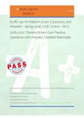 NURS 190 PA Midterm Exam &vert; Questions and &NewLine;Answers &ndash; spring 2026&vert; 100&percnt; Correct &ndash; WCU &NewLine;2026&ndash;2027 &vert; Review & Next Gen Practice &NewLine;Questions with Answers&comma; Detailed Rationales 