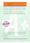 NURS 190 PA Midterm Exam &vert; Questions and &NewLine;Answers &ndash; spring 2026&vert; 100&percnt; Correct &ndash; WCU &NewLine;2026&ndash;2027 &vert; Review & Next Gen Practice &NewLine;Questions with Answers&comma; Detailed Rationales
