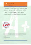 NURS 190 PA Midterm Exam 1 &vert; Questions and &NewLine;Answers &ndash; spring 2026&vert; 100&percnt; Correct &ndash; WCU &NewLine;2026&ndash;2027 &vert; Review & Next Gen Practice &NewLine;Questions with Answers&comma; Detailed Rationales 