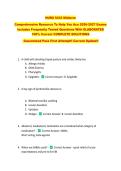 NURS 5433 Midterm  &NewLine;Comprehensive Resource To Help You Ace 2026-2027 Exams &NewLine;Includes Frequently Tested Questions With ELABORATED &NewLine;100&percnt; Correct COMPLETE SOLUTIONS &NewLine;Guaranteed Pass First Attempt&excl;&excl; Current Update&excl;&excl; 