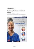 Test Bank &mdash; Microbiology Fundamentals&colon; A Clinical Approach&comma; 2024 Release &lpar;Cowan&comma; Smith & Lusk&comma; 2024&rpar;&comma; Chapters 1-22 &vert; All Chapters Covered