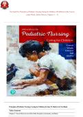 Test bank - Principles of Pediatric Nursing 8th Edition Caring for Children by Kay Cowen&semi; Laura Wisely&semi; Robin Dawson&semi; Jane Ball&semi; Ruth Bindler &vert;Complete Practice Questions with Answers