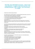 NSG3160 &sol; NSG 3160 Health Assessment &ndash; Galen Actual Exam 2026&sol;2027 &vert; Complete Exam-Style Questions with Detailed Rationales &vert; 100&percnt; Verified &ndash; Pass Guaranteed &ndash; A&plus; Graded
