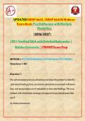 NRNP 6645 &sol; NRNP 6645N Midterm Exam Bank&colon; Psychotherapy with Multiple Modalities &lpar;2026&sol;2027&rpar; 100&plus; Verified Q&A with Detailed Rationales &vert; Walden University &vert; PMHNP Exam Prep