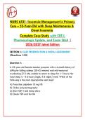 NURS 6531&colon; Insomnia Management in Primary&NewLine;Care &ndash; 52-Year-Old with Sleep Maintenance &&NewLine;Onset Insomnia&NewLine;Complete Case Study with CBT-I&comma;&NewLine;Pharmacologic Update&comma; and Exam Q&A &vert;&NewLine;2026&sol;2027 latest Edition
