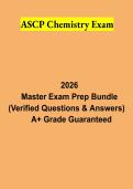 ASCP Chemistry Exam Study Guide 2026 &vert; C&lpar;ASCP&rpar; Clinical Chemistry Certification Review