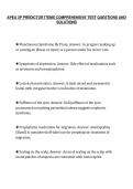 APEA 3P PREDICTOR ITEMS COMPREHENSIVE TEST QUESTIONS AND&NewLine;SOLUTIONS
