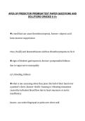 APEA 3P PREDICTOR PREMIUM TEST PAPER QUESTIONS AND&NewLine;SOLUTIONS GRADED A A&plus;