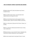 APEA 100 PERCENT CORRECT QUESTIONS AND ANSWERS