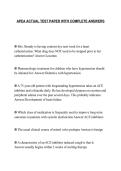 APEA ACTUAL TEST PAPER WITH COMPLETE ANSWERS