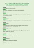 WGU C716 BUSINESS COMMUNICATION UPDATED&NewLine;ACTUAL QUESTIONS AND CORRECT ANSWERS