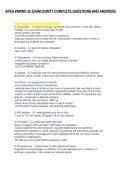 APEA PMHNP 32 EXAM SCRIPT COMPLETE QUESTIONS AND ANSWERS