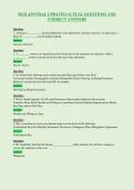 BUSI 439 FINAL UPDATED ACTUAL QUESTIONS AND&NewLine;CORRECT ANSWERS