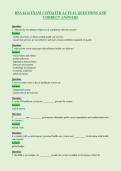 HSA 6114 EXAM 1 UPDATED ACTUAL QUESTIONS AND&NewLine;CORRECT ANSWERS