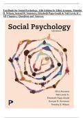 Test Bank for Social Psychology&comma; 12th Edition by Elliot Aronson&comma; Timothy D&period; Wilson&comma; Samuel R&period; Sommers&comma; Elizabeth Page-Gould & Neil Lewis Jr&period; &vert; All Chapters &vert; Questions & Answers &vert; 2027