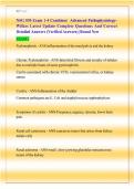 NSG 530 Exam 1-4 Combined Advanced Pathophysiology Wilkes Latest Update Complete Questions And Correct&NewLine;Detailed Answers &lpar;Verified Answers&rpar; &vert;Brand New