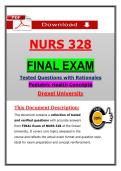 NURS 328 Final Exam Drexel Pediatric Health Concepts &ndash; &lpar;2026&sol;2027&rpar; Actual Questions & Answers &lpar;Updated PDF&rpar;
