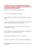 FITZ EXIT EXAM &ndash; EXAM QUESTIONS AND CORRECT &NewLine;ANSWERS &lpar;VERIFIED ANSWERS&rpar; PLUS RATIONALE &vert; 2027 &NewLine;Q&A &vert; INSTANT DOWNLOAD PDF