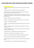 APHON CHEMO RATED TESTED QUESTIONS AND CORRECT ANSWERS