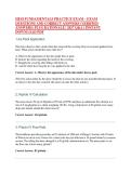 HESI FUNDAMENTALS PRACTICE EXAM &ndash; EXAM &NewLine;QUESTIONS AND CORRECT ANSWERS &lpar;VERIFIED &NewLine;ANSWERS&rpar; PLUS RATIONALE &vert; 2027 Q&A &vert; INSTANT &NewLine;DOWNLOAD PDF