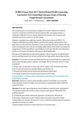 NCMHCE Exam 2026&sol;2027 &ndash; Clinical Mental Health Counseling Assessment &vert; 100 Practice Questions with Verified Answers