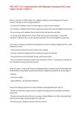 UHC 2027 Cert &vert; Actual Questions with Rationales Guaranteed Pass Latest Update Already Graded A&plus;
