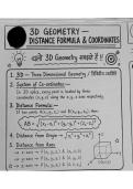 Class 12 3D Geometry Quick Notes&colon; Formulas & Key Concepts for Fast Revision