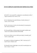 API 570 COMPLETE QUESTIONS AND VERIFIED SOLUTIONS