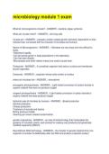 microbiology module 1 exam