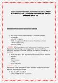 2W151B MUNITIONS SYSTEMS JOURNEYMAN VOLUME 1 &vert; LATEST EXAM PREPARATION - COMPLETE QUESTIONS AND VERIFIED ANSWERS - STUDY AID&NewLine;&NewLine;