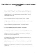 APM PFQ AND PROFESSOR COMPREHENSIVE TEST QUESTIONS AND&NewLine;SOLUTIONS