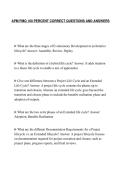 APM PMQ 100 PERCENT CORRECT QUESTIONS AND ANSWERS