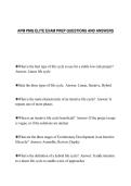 APM PMQ ELITE EXAM PREP QUESTIONS AND ANSWERS